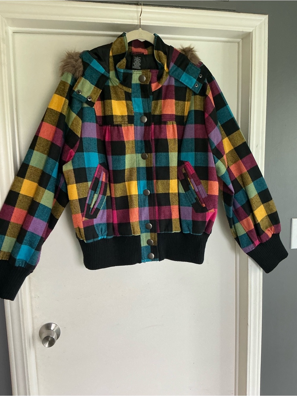 Women’s Plus Sz 22W Bomber jacket by Torrid (Sz 3) hooded EC